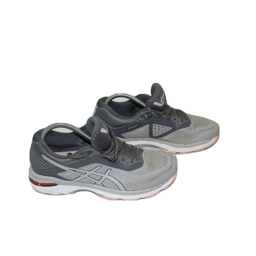 Asics Size 9 T855N Gray Pink Running Shoes Tie GT 2000 6 EUR 41.5 womens